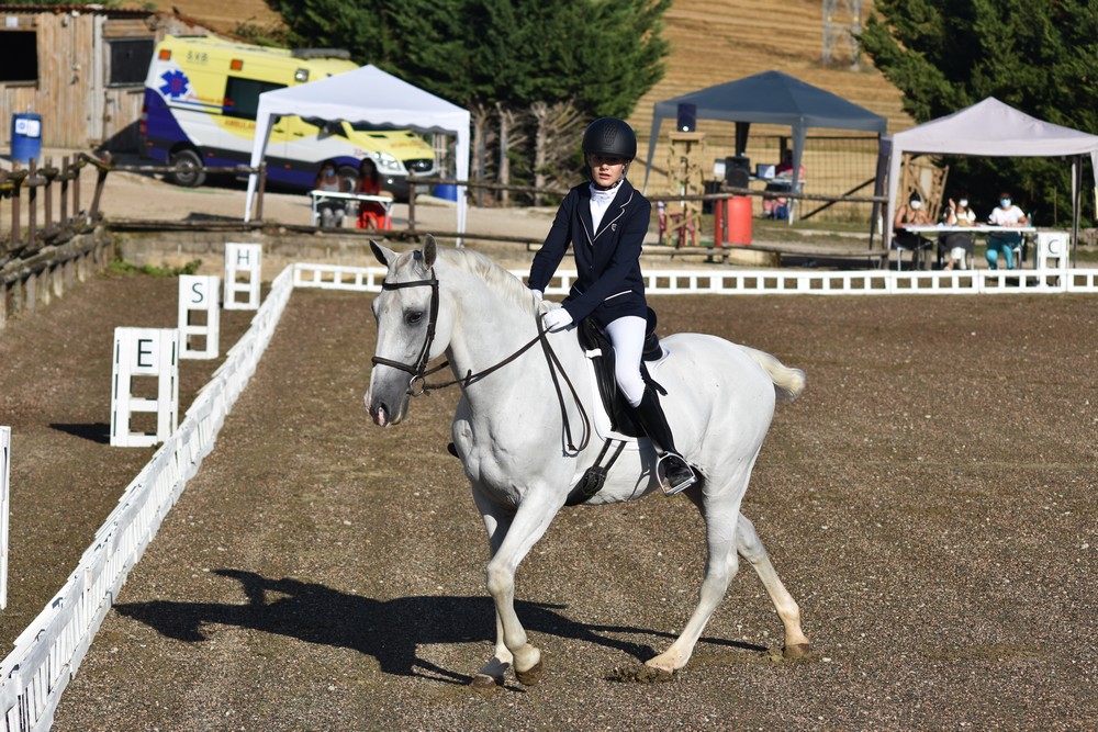 Un sol de justicia acompa&ntilde;a el inicio del Campeonato Navarro de Doma Cl&aacute;sica y Adaptada